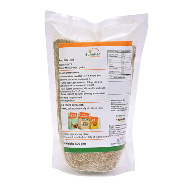 Ragi Idly Rava