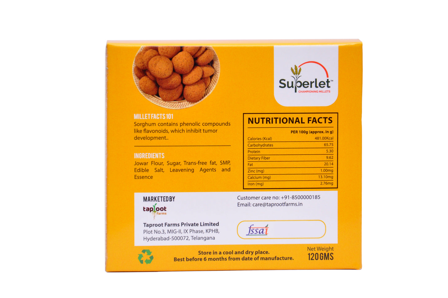 Jowar Cookies - 100grams