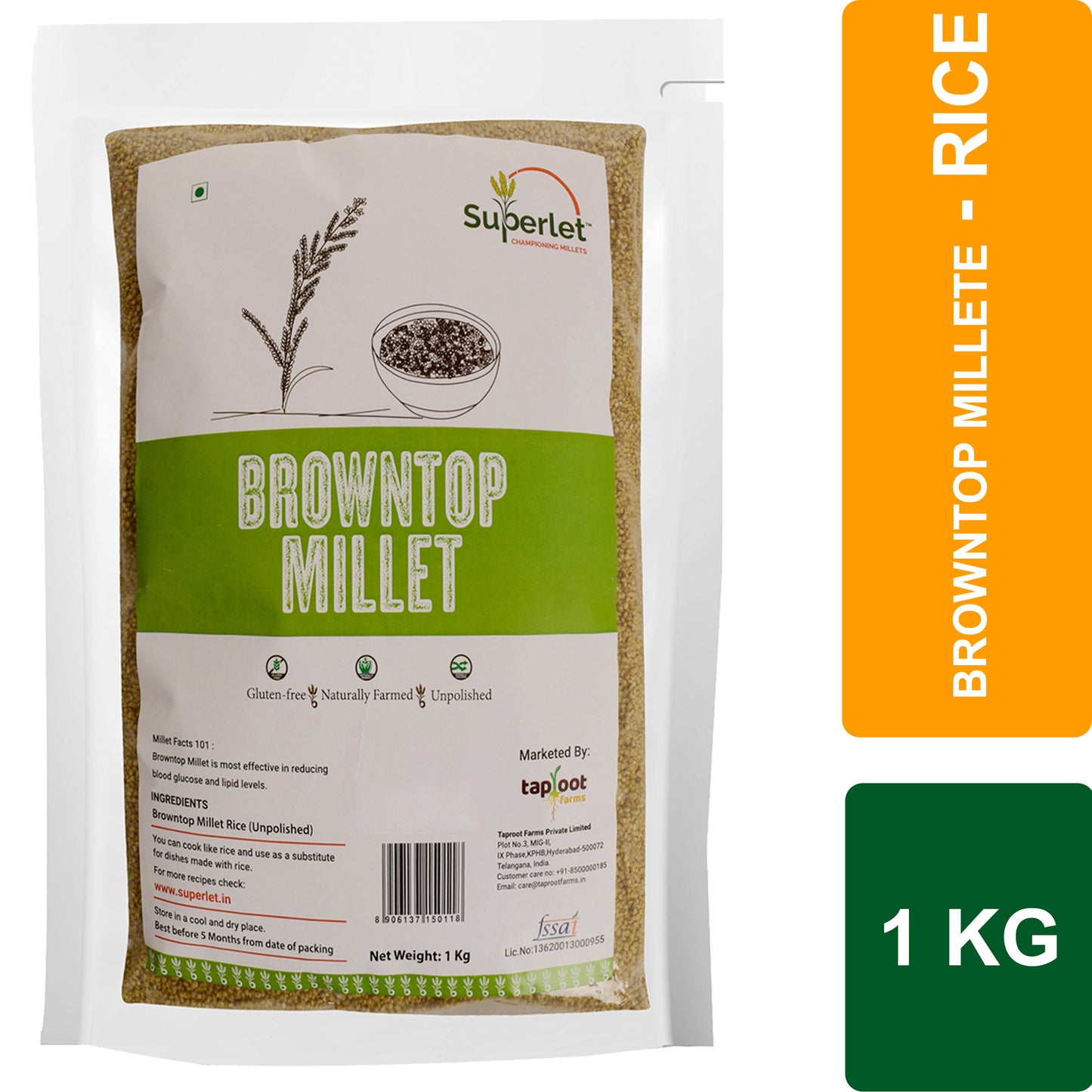 Browntop Millet -1 Kg